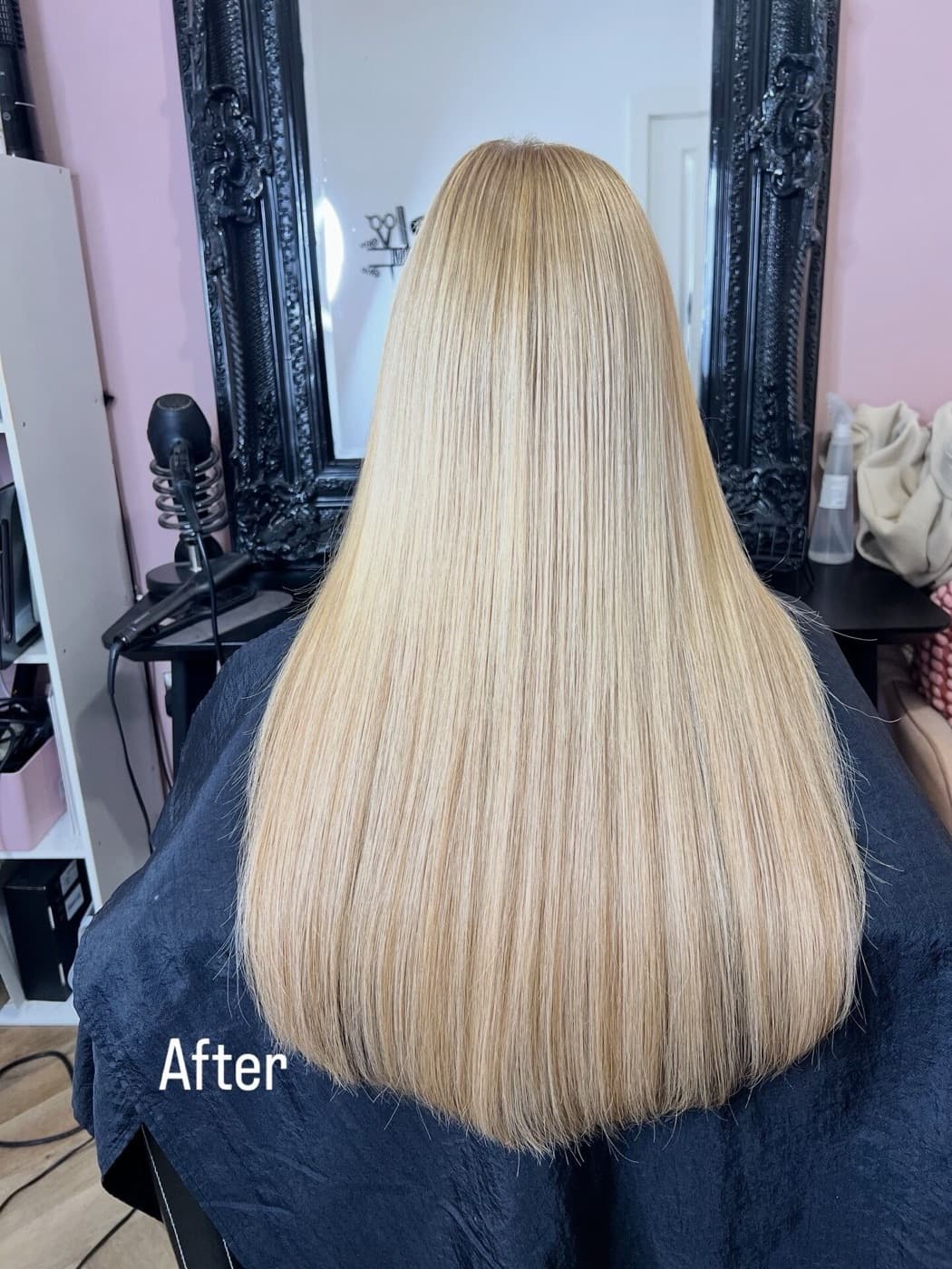 Dlhé blond tape-in predlžovanie zladené s farbou vlastných vlasov
